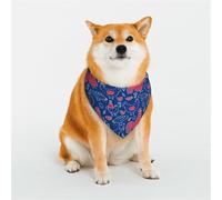 Kuilepa Chicken and Rooster Print Dog Bandana Birthday Gift Washable Bandana Scarf for Small to Large Dog Puppy Cat-Medium