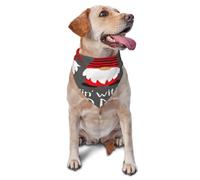 Kuilepa Chillin with My Gonme Print Dog Bandana Birthday Gift Washable Christmas Bandana Scarf for Small to Large Dog Puppy Cat