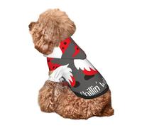 Kuilepa Chillin with My Gonme Print Dog Hoodie Security Dog Sweater Dog Clothes Dog Hoodie Sweatshirt for Small Medium Large Dogs (Xs-XXL)