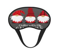 Kuilepa Chillin with My Gonme Print Sleep Eye Mask for Men Women,Light Blocking Night Blindfold,Soft Eye Shade Cover for Travel