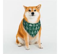 Kuilepa Christmas Trees Print Dog Bandana Birthday Gift Washable Bandana Scarf for Small to Large Dog Puppy Cat-Medium