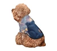 Kuilepa Cloud Wolf Print Dog Hoodie Security Dog Sweater Dog Clothes Dog Hoodie Sweatshirt for Small Medium Large Dogs (Xs-XXL)