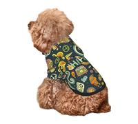 Kuilepa Colorful Hippie Print Dog Hoodie Security Dog Sweater Dog Clothes Dog Hoodie Sweatshirt for Small Medium Large Dogs (Xs-XXL)