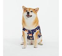 Kuilepa Corgi Lying with Moons and Stars Print Dog Sweater Pullover Cold Weather Vest for Dogs Dog Sweatshirt Dog Jacket for Indoor and Outdoor Use