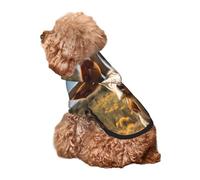 Kuilepa Countryside Flower Cow Print Dog Hoodie Security Dog Sweater Dog Clothes Dog Hoodie Sweatshirt for Small Medium Large Dogs (Xs-XXL)