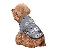Kuilepa Cute Dog Faces Print Dog Hoodie Security Dog Sweater Dog Clothes Dog Hoodie Sweatshirt for Small Medium Large Dogs (Xs-XXL)