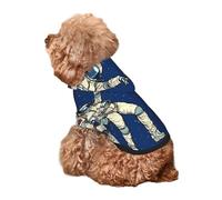 Kuilepa Disco Party Astronaut Dancing Print Dog Hoodie Security Dog Sweater Dog Clothes Dog Hoodie Sweatshirt for Small Medium Large Dogs (Xs-XXL)