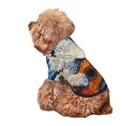 Kuilepa Dog Guitar Starry Night Print Dog Hoodie Security Dog Sweater Dog Clothes Dog Hoodie Sweatshirt for Small Medium Large Dogs (Xs-XXL)