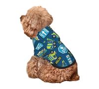 Kuilepa Dump Truck Print Dog Hoodie Security Dog Sweater Dog Clothes Dog Hoodie Sweatshirt for Small Medium Large Dogs (Xs-XXL)