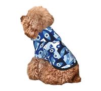 Kuilepa Evil Eye Print Dog Hoodie Security Dog Sweater Dog Clothes Dog Hoodie Sweatshirt for Small Medium Large Dogs (Xs-XXL)