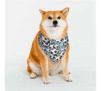 Kuilepa Football Soccer Ball Print Dog Bandana Birthday Gift Washable Bandana Scarf for Small to Large Dog Puppy Cat-Large
