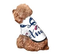 Kuilepa God Bless America Patriotic Star Print Dog Hoodie Security Dog Sweater Dog Clothes Dog Hoodie Sweatshirt for Small Medium Large Dogs (Xs-XXL)