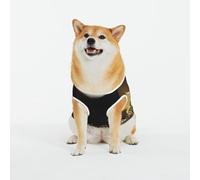 Kuilepa Gold Glittering Stars Print Dog Sweater Pullover Cold Weather Vest for Dogs Dog Sweatshirt Dog Jacket for Indoor and Outdoor Use