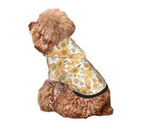 Kuilepa Groovy Hippie Flower Mushrooms Print Dog Hoodie Security Dog Sweater Dog Clothes Dog Hoodie Sweatshirt for Small Medium Large Dogs (Xs-XXL)
