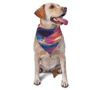 Kuilepa Hawaiian Island Beach Shark Print Dog Bandana Birthday Gift Washable Christmas Bandana Scarf for Small to Large Dog Puppy Cat