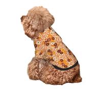 Kuilepa Hippie Ditsy Floral Print Dog Hoodie Security Dog Sweater Dog Clothes Dog Hoodie Sweatshirt for Small Medium Large Dogs (Xs-XXL)