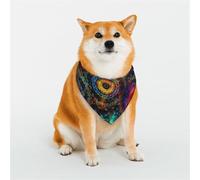 Kuilepa Mandala Colorful Print Dog Bandana Birthday Gift Washable Bandana Scarf for Small to Large Dog Puppy Cat-Medium
