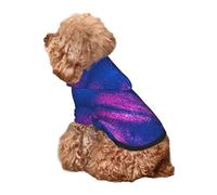 Kuilepa Neon Gradient Blue Print Dog Hoodie Security Dog Sweater Dog Clothes Dog Hoodie Sweatshirt for Small Medium Large Dogs (Xs-XXL)