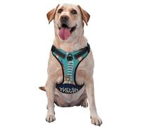 Kuilepa No Pull Dog Harness Adjustable Reflective Oxford Easy Control Medium Large Dog Harness,Large,Let's Go Travel