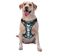 Kuilepa No Pull Dog Harness Adjustable Reflective Oxford Easy Control Medium Large Dog Harness,Large,Sweet Dream Lamb