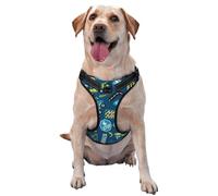 Kuilepa No Pull Dog Harness Adjustable Reflective Oxford Easy Control Medium Large Dog Harness,Small,Dump Truck