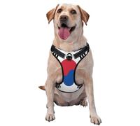 Kuilepa No Pull Dog Harness Adjustable Reflective Oxford Easy Control Medium Large Dog Harness,X-Large,Korea