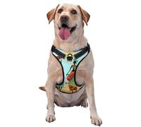 Kuilepa No Pull Dog Harness Adjustable Reflective Oxford Easy Control Medium Large Dog Harness,X-Large,African Women