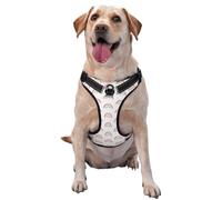 Kuilepa No Pull Dog Harness Adjustable Reflective Oxford Easy Control Medium Large Dog Harness,X-Large,Rainbow