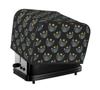 Kuilepa Oven Cover Kitchen Bread Machine Protector,4 Slice Toaster Cover For Home,Fingerprint Coaster Cover,Kitchen Small Appliance,Faces Of The Cat