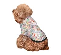 Kuilepa Passport Stamp Print Dog Hoodie Security Dog Sweater Dog Clothes Dog Hoodie Sweatshirt for Small Medium Large Dogs (Xs-XXL)
