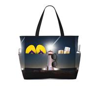 Kuilepa Peggy'S Cove Lighthouse Print Beach Pool Bags Tote For Women Ladies Large Gym Tote Carry On Bag For Weekender Travel Waterproof
