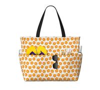 Kuilepa Ping-Pong Table Tennis Racket Print Beach Pool Bags Tote For Women Ladies Large Gym Tote Carry On Bag For Weekender Travel Waterproof