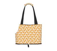 Kuilepa Ping-Pong Table Tennis Racket Print Dog Carrier for Small Dogs,Soft Sided Pet Carrier Bag with Pockets,Portable Medium Dog Puppy Large Cat Travel Handbag Tote for Hiking Traveling Outdoor