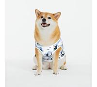 Kuilepa Playful Penguins and Snowmen Print Dog Sweater Pullover Cold Weather Vest for Dogs Dog Sweatshirt Dog Jacket for Indoor and Outdoor Use