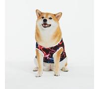 Kuilepa Red and Blue Lightning Print Dog Sweater Pullover Cold Weather Vest for Dogs Dog Sweatshirt Dog Jacket for Indoor and Outdoor Use