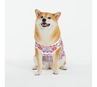 Kuilepa Red Blue Snow Mountain Print Dog Sweater Pullover Cold Weather Vest for Dogs Dog Sweatshirt Dog Jacket for Indoor and Outdoor Use