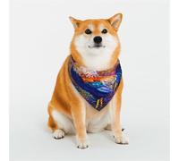 Kuilepa Rooster Oil Painting Print Dog Bandana Birthday Gift Washable Bandana Scarf for Small to Large Dog Puppy Cat-Large
