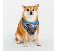 Kuilepa Sea Turtle Swims Print Dog Bandana Birthday Gift Washable Bandana Scarf for Small to Large Dog Puppy Cat-Medium