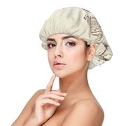 Kuilepa Silk Bonnet Satin Bonnet For Sleeping Women And Men,Double Layer Hair Bonnet For Curly Braids Hair(Two Cowboys Riding Horses In The Desert)