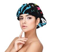 Kuilepa Silk Bonnet Satin Bonnet For Sleeping Women And Men,Double Layer Hair Bonnet For Curly Braids Hair(I Love My Autism)