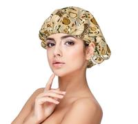 Kuilepa Silk Bonnet Satin Bonnet For Sleeping Women And Men,Double Layer Hair Bonnet For Curly Braids Hair(Wild West Cowboy)