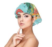 Kuilepa Silk Bonnet Satin Bonnet For Sleeping Women And Men,Double Layer Hair Bonnet For Curly Braids Hair(Usa Tourist Map)