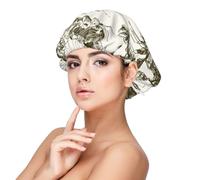 Kuilepa Silk Bonnet Satin Bonnet For Sleeping Women And Men,Double Layer Hair Bonnet For Curly Braids Hair(Farm Animals)