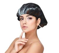 Kuilepa Silk Bonnet Satin Bonnet For Sleeping Women And Men,Double Layer Hair Bonnet For Curly Braids Hair(Gloomy Mansion Forest Scene)