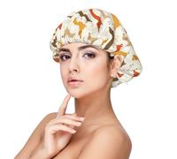Kuilepa Silk Bonnet Satin Bonnet For Sleeping Women And Men,Double Layer Hair Bonnet For Curly Braids Hair(Dachshund)