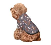Kuilepa Snowflake Fox Print Dog Hoodie Security Dog Sweater Dog Clothes Dog Hoodie Sweatshirt for Small Medium Large Dogs (Xs-XXL)