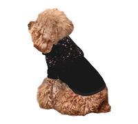 Kuilepa Sparkling Night Sky Print Dog Hoodie Security Dog Sweater Dog Clothes Dog Hoodie Sweatshirt for Small Medium Large Dogs (Xs-XXL)