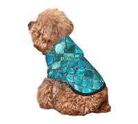 Kuilepa Square Glass Mosaic Print Dog Hoodie Security Dog Sweater Dog Clothes Dog Hoodie Sweatshirt for Small Medium Large Dogs (Xs-XXL)