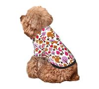 Kuilepa Squirrel in The Forest Print Dog Hoodie Security Dog Sweater Dog Clothes Dog Hoodie Sweatshirt for Small Medium Large Dogs (Xs-XXL)