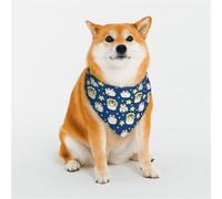 Kuilepa Star Penguin Print Dog Bandana Birthday Gift Washable Bandana Scarf for Small to Large Dog Puppy Cat-Medium